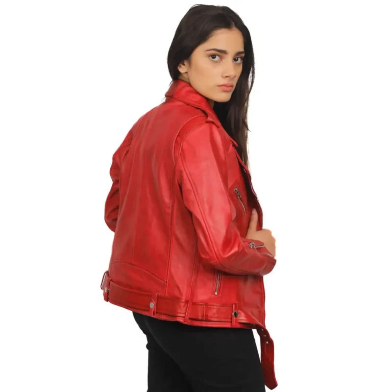 layla-red-biker-jacket-women