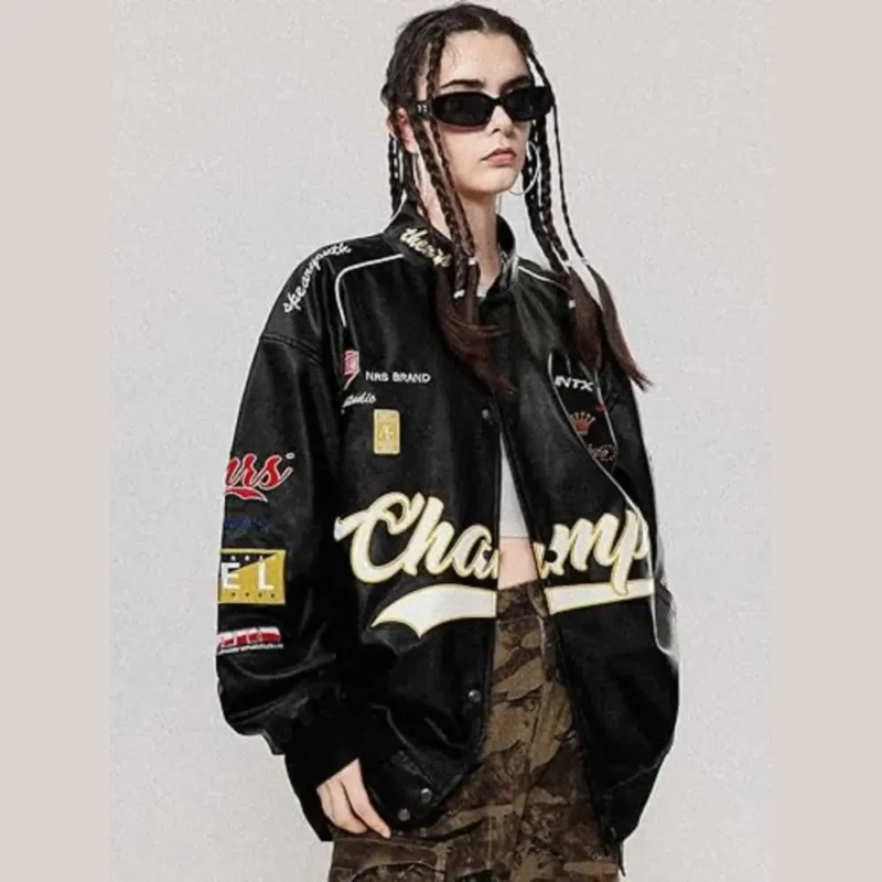 champ-unisex-motorcycle-varsity-black-leather-bomber-jacket
