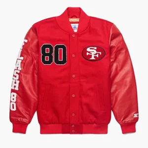 jerry-rice-goat-red-varsity-jacket