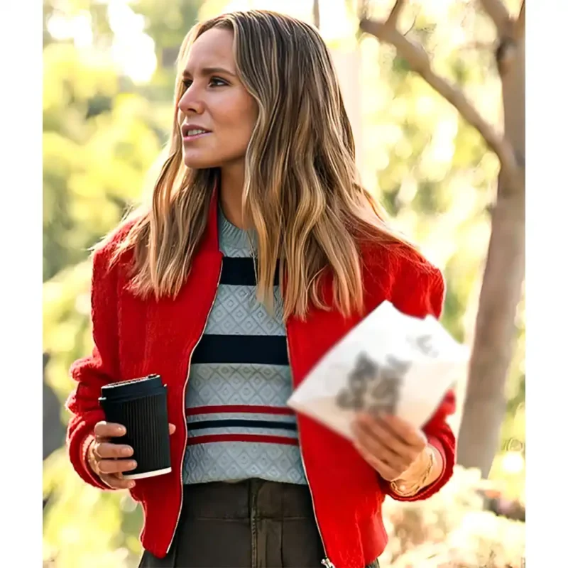 kristen-bell-red-crop-jacket