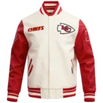 Kansas City Chiefs Retro Classic Rib Varsity Jacket Kansas City Chiefs Retro Classic Rib Varsity Jacket