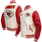 Kansas City Chiefs Retro Classic Rib Varsity Jacket Kansas City Chiefs Retro Classic Rib Varsity Jacket