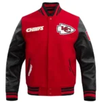 Kansas City Chiefs Retro Classic Rib Varsity Jacket Kansas City Chiefs Retro Classic Rib Varsity Jacket
