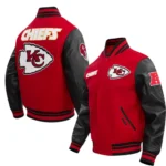 Kansas City Chiefs Retro Classic Rib Varsity Jacket Kansas City Chiefs Retro Classic Rib Varsity Jacket
