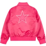 Dallas Cowboys Triple Pink Satin Jacket