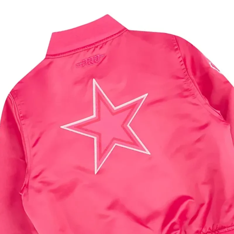 Dallas Cowboys Triple Pink Satin Jacket