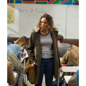 Jessica Davis 13 Reasons Why Fur Hooded Coat