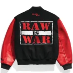 Raw Is War Retro Varsity Jacket