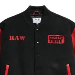 Raw Is War Retro Varsity Jacket
