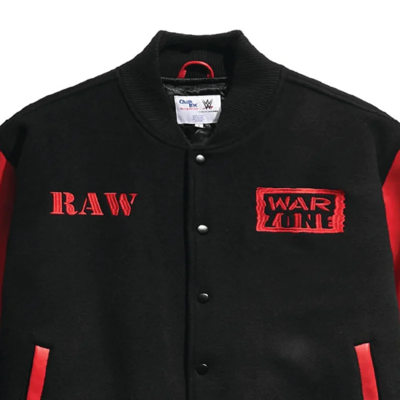Raw Is War Retro Varsity Jacket
