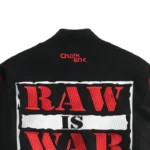 Raw Is War Retro Varsity Jacket