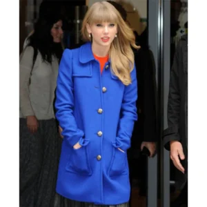 Taylor Swift Blue Wool Coat