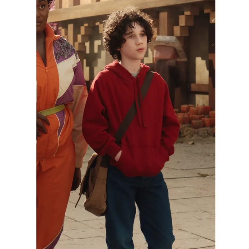 A Minecraft Sebastian Eugene Hansen Red Hoodie