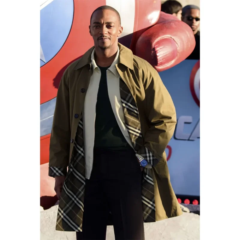 Anthony Mackie Captain America Brave New World Photocall Coat