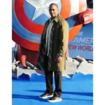 Anthony Mackie Captain America Brave New World Photocall Coat Anthony Mackie Captain America Brave New World Photocall Coat