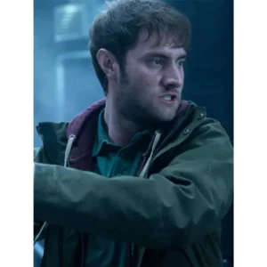 Movie Cleaner 2025 Matthew Tuck Green Cotton Hooded Jacket - For Sale