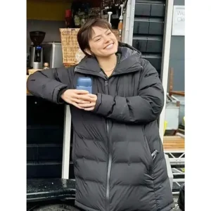 2025 Cleaner Daisy Ridley Puffer Hooded Jacket