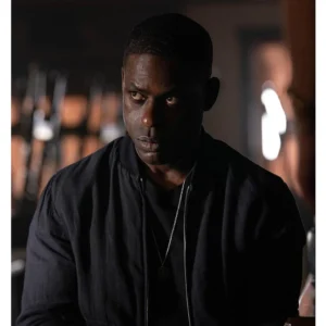 Paradise 2025 Sterling K. Brown Black Cotton Jacket