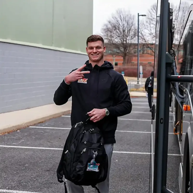 Super Bowl Philadelphia Eagles LIX Black Hoodie