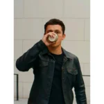 Tom Holland Black Leather Jacket