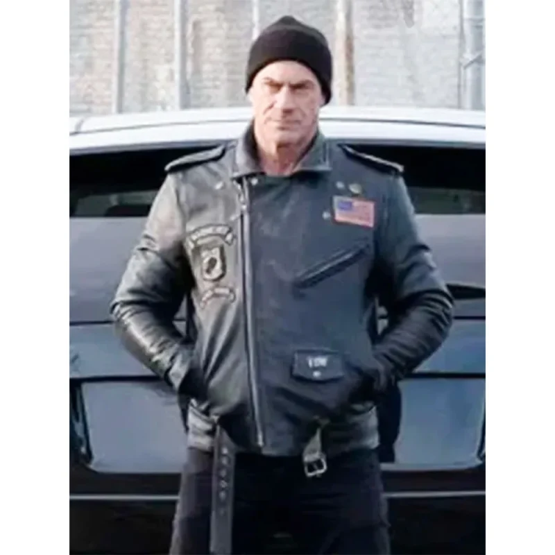 Elliot Stabler Law and Order Organized Crime Biker Jacket