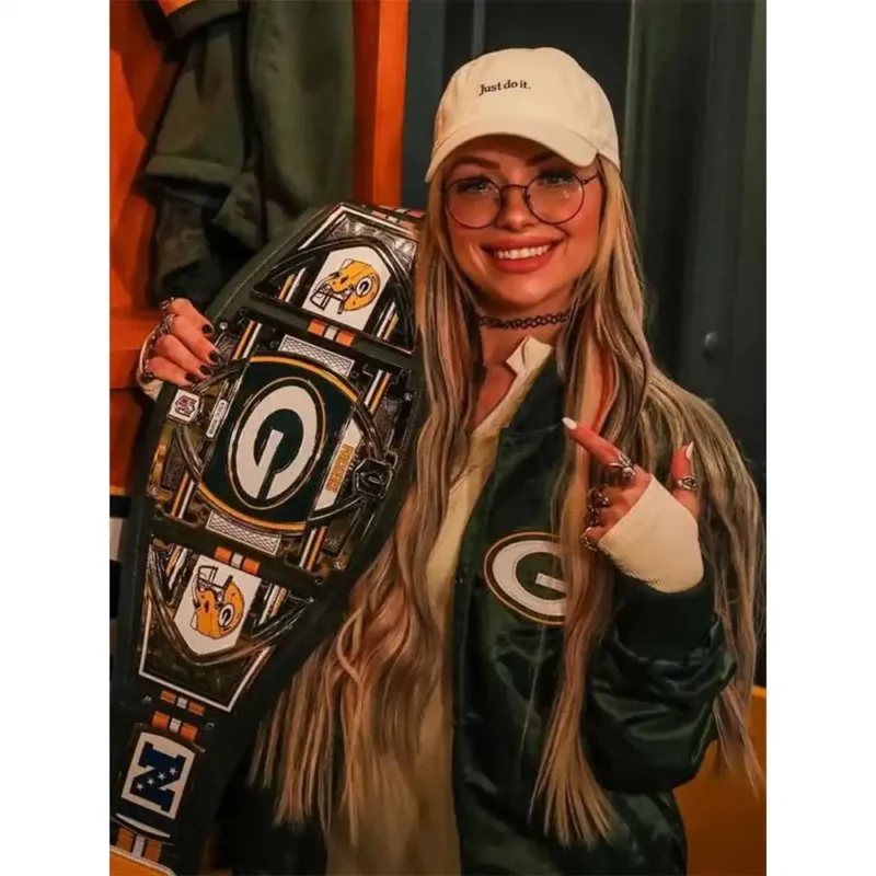 Liv Morgan Green Bay Packers Bomber Jacket