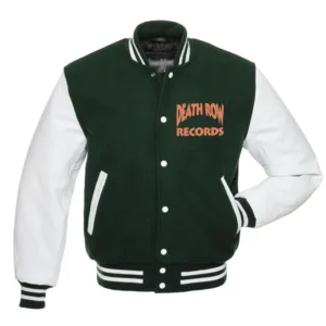 Snoop Dogg Death Row Records Green Varsity Jacket