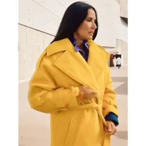 The Substance 2024 Demi Moore Coat