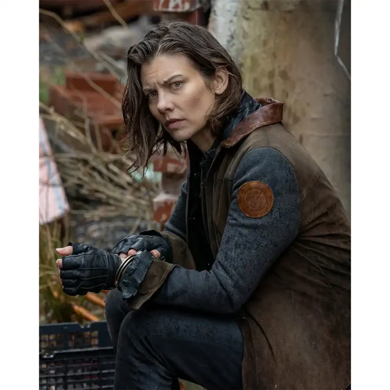 The Walking Dead Dead City S02 Maggie Rhee Brown Coat