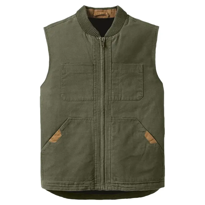 Archer Graff Weapons 2025 Josh Brolin Green Cotton Vest