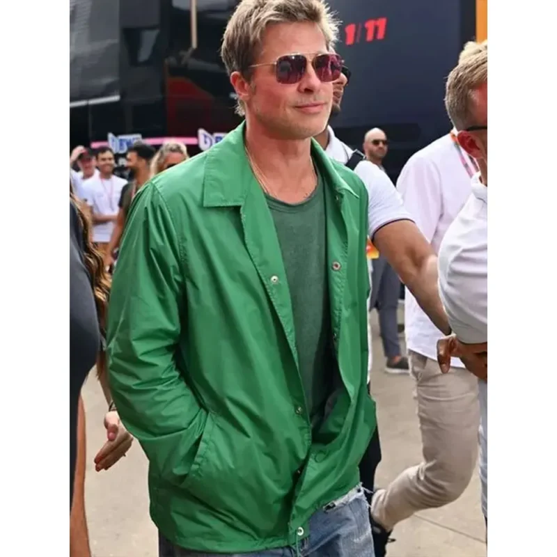 Brad Pitt F1 2025 Green Jacket