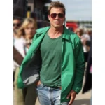 Brad Pitt F1 Grand Prix Movie Sonny Hayes Green Jacket Brad Pitt F1 Grand Prix Movie Sonny Hayes Green Jacket