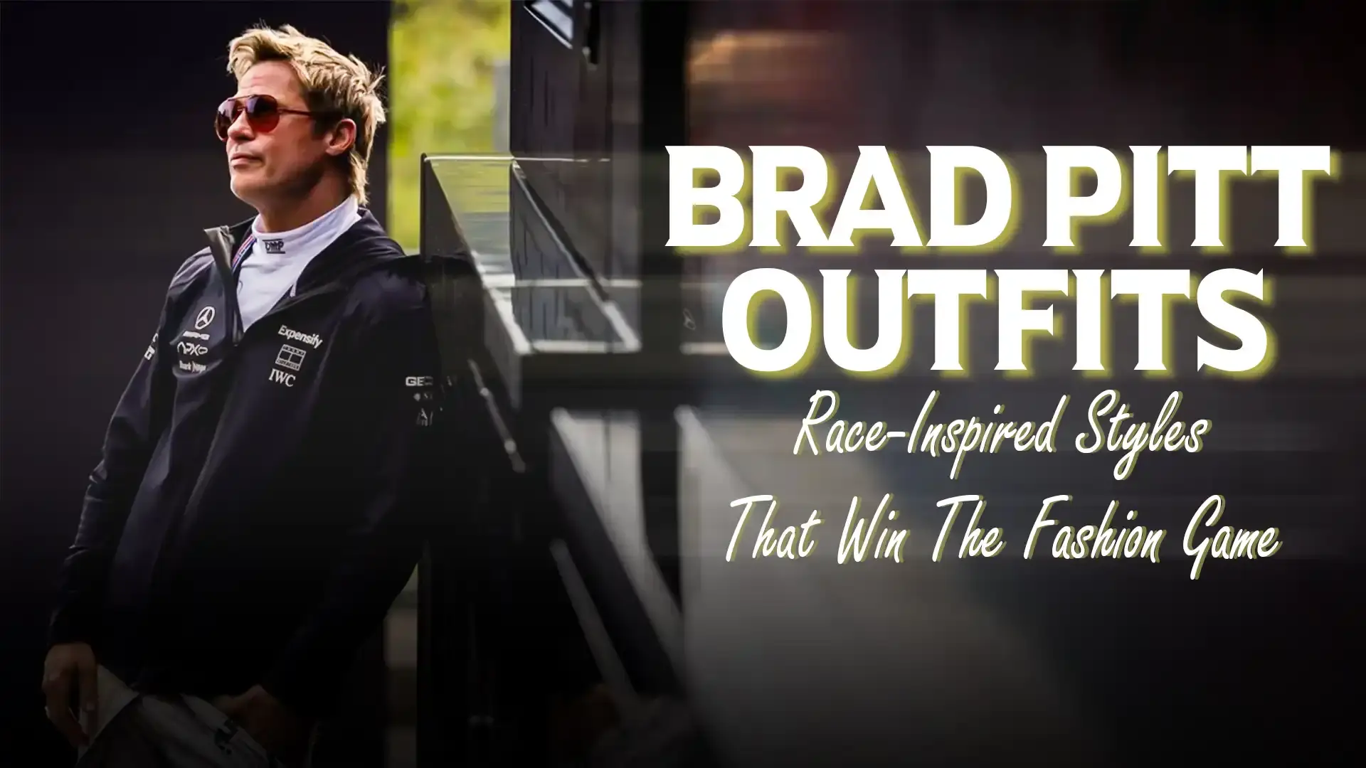 Brad Pitt F1 Outfits Race-Inspired Styles That Win The Fashion Game
