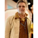 F1 Movie Brad Pitt Premiere Yellow Cotton Jacket