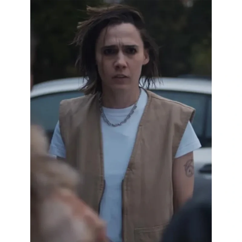 Kat Sadler Such Brave Girls S02 Brown Vest