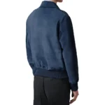 Lee Jung-jae Squid Game S2 Seong Gi-hun Blue Suede Bomber Jacket Lee Jung-jae Squid Game S02 Seong Gi-hun Blue Suede Bomber Jacket