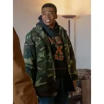 Mekai Curtis Power Book III Raising Kanan Tv Series S04 Kanan Stark Camouflage Jacket