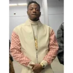 TV Series Power Book Raising Kanan Uniqu Season 1 Joey Bada$$ White Jacket TV Series Power Book Raising Kanan Unique Season 1 Joey Bada$$ White Jacket