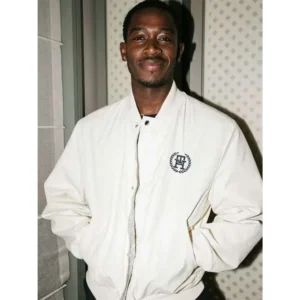 Damson Idris F1 Movie White Jacket