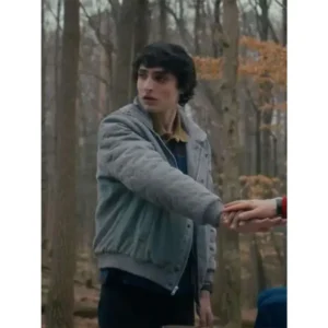 Finn Wolfhard Stranger Things S05 Grey Jacket