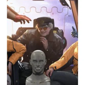 George Miller Death Stranding 2 Black Leather Coat