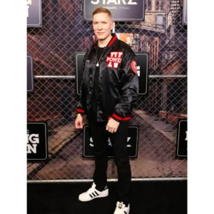 Joseph Sikora Power Book IV Force Tv Series Premiere Black Bomber Jacket
