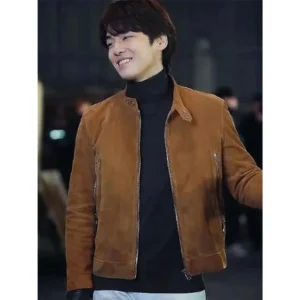 Kim Jung-Hyun Crash Landing On You Brown Jacket