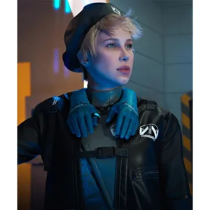 Léa Seydoux Death Stranding 2 Leather Hooded Coat