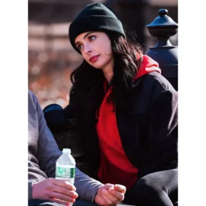 Krysten RittaerTV Series Dexter Resurrection Black Cropped Jacket