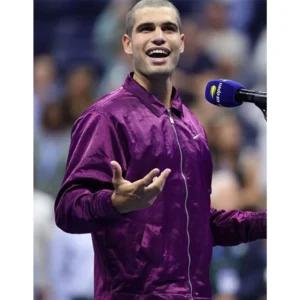 Carlos Alcaraz 2025 US Open Purple Jacket