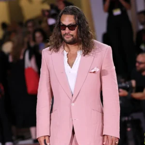 Film Festival Jason Momoa Pink Suit For Sale