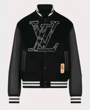 Louis Vuitton Black Varsity Jacket