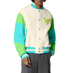 Rainbow Playground Varsity Jacket